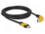 DeLOCK Cable HDMI High Speed 8K 60 Hz 48 Gbps con conector 90° hacia arriba, 2 m