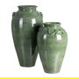 Jarrón Verde Cerámica Decoración 38 X 38 X 80 cm