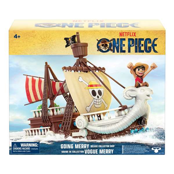 Moose Toys Barco Going Merry One Piece con Figuras Personaje Luffy de Colección