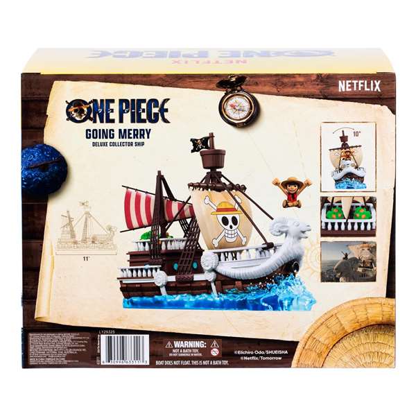 Moose Toys Barco Going Merry One Piece con Figuras Personaje Luffy de Colección