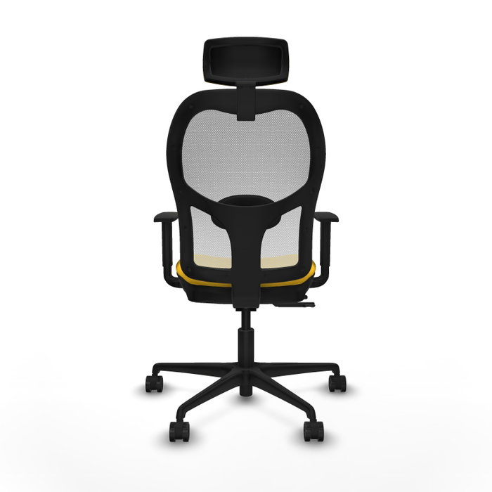 PIQUERAS Y CRESPO Silla de oficina Jorquera Sincro/Traslack Amarillo y Blanco PIQUERAS Y CRESPO Silla de oficina Jorquera Sincro/Traslack Amarillo y Blanco