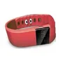 Billow XSB70 Pulsera de Actividad Inteligente Bluetooth 4.0 con Pulsómetro, Podómetro, Monitor de Sueño y Avisador de Llamadas, Compatible con Android e iOS, Color Rojo