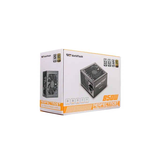Darkflash Fuente de alimentación modular 850W 80+ Gold Negro Darkflash Fuente de alimentación modular 850W 80+ Gold Negro