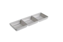 Leone Fuente 3 Departamentos Melamina 22x7x2,5 cm Apta Lavavajillas