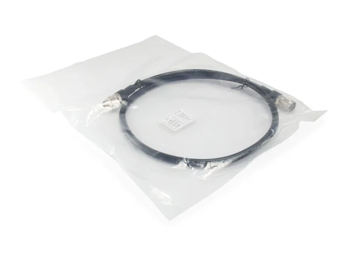 LevelOne ANC-4110 - Cable Coaxial CFD400 1m Negro, 50 Ohm, Para Frecuencias 0-6 GHz, Conectores Macho Derecho/Macho Derecho, Tipo RG-58