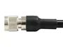 LevelOne ANC-4110 - Cable Coaxial CFD400 1m Negro, 50 Ohm, Para Frecuencias 0-6 GHz, Conectores Macho Derecho/Macho Derecho, Tipo RG-58