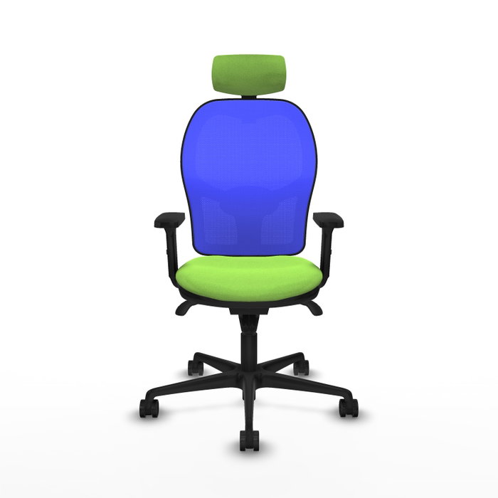 PIQUERAS Y CRESPO Silla de oficina Jorquera, Tela Pistacho y Malla Azul PIQUERAS Y CRESPO Silla de oficina Jorquera, Tela Pistacho y Malla Azul