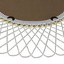 Versa Espejo Redondo Espiral Blanca, Marco de Bambú, 75 cm de Diámetro (2 Unidades)