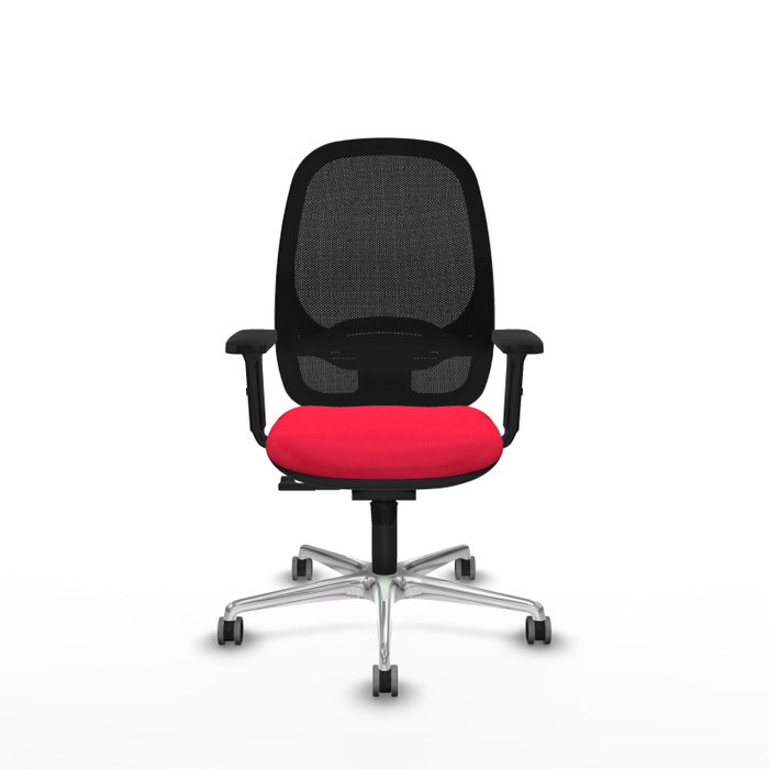 PIQUERAS Y CRESPO Silla de oficina Cilanco con mecanismo Sincro, Rojo y Negro PIQUERAS Y CRESPO Silla de oficina Cilanco con mecanismo Sincro, Rojo y Negro