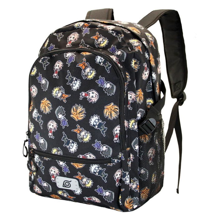 KARACTERMANIA Mochila Wind Naruto Shippuden 44cm Urbana Ligera con Bolsillo Acolchado para Dispositivos