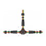 DeLOCK Conector de cable en forma de T para exteriores 5 Pin IP68 negro
