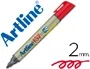 Rotulador Artline Pizarra Ek-157 Rojo Punta Redonda 2 mm 12 unidades