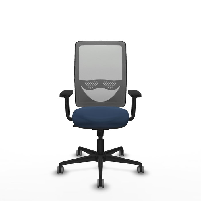 PIQUERAS Y CRESPO Silla de oficina Zulema con Mecanismo Sincro, Azul marino y Gris PIQUERAS Y CRESPO Silla de oficina Zulema con Mecanismo Sincro, Azul marino y Gris