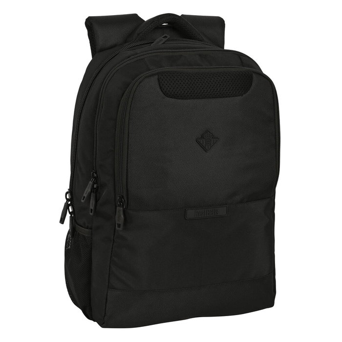 Safta Mochila para Portátil 15,6 Pulgadas Real Betis Balompié Premium Negra