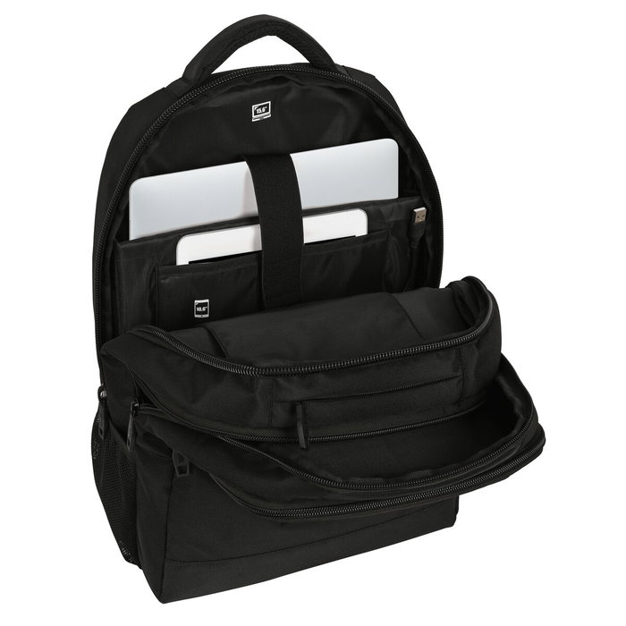 Safta Mochila para Portátil 15,6 Pulgadas Real Betis Balompié Premium Negra