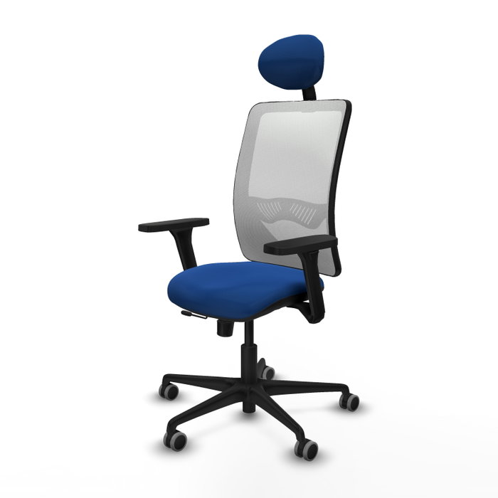 PIQUERAS Y CRESPO Silla de oficina Zulema Azul y Blanco