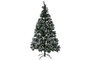 DKD Home Decor Árbol de Navidad LED 210 cm con acabado nevado y detalles de piñas