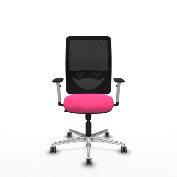 PIQUERAS Y CRESPO Silla de oficina Zulema con mecanismo Sincro Rosa y Negro PIQUERAS Y CRESPO Silla de oficina Zulema con mecanismo Sincro Rosa y Negro