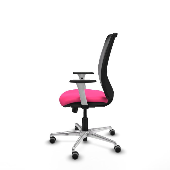 PIQUERAS Y CRESPO Silla de oficina Zulema con mecanismo Sincro Rosa y Negro PIQUERAS Y CRESPO Silla de oficina Zulema con mecanismo Sincro Rosa y Negro
