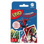 Mattel Juego Uno Spiderman con temática especial, Edad recomendada 5 años, Juego de cartas en español y portugués
