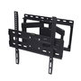 Edm Soporte TV Universal 26-55 Pulgadas 60kg Doble Brazo Oscilante Inclinable Giratorio Vesa 400x400mm