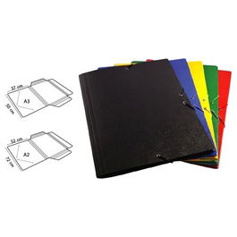 Mariola Carpeta A2 Carton Compacto Gofrado Nº12 Sencilla 72x52 cm Azul