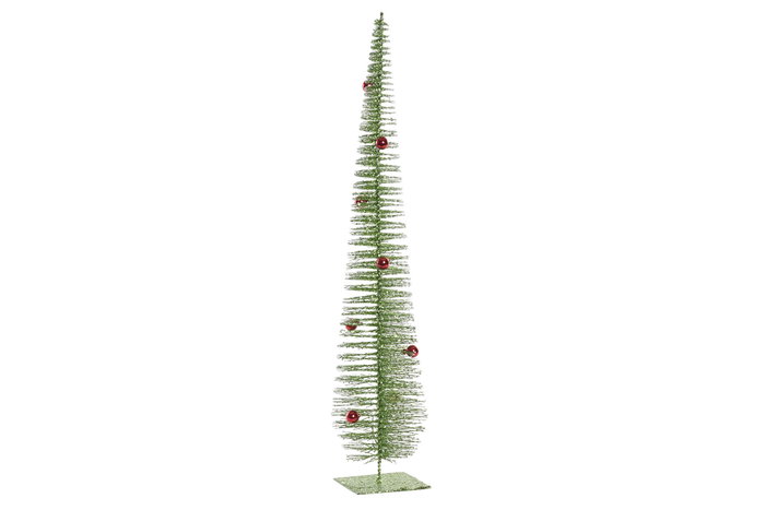 DKD Home Decor Árbol de Navidad Tradicional Verde y Rojo 14 x 71 x 14 cm Poliéster DKD Home Decor Árbol de Navidad Tradicional Verde y Rojo 14 x 71 x 14 cm Poliéster