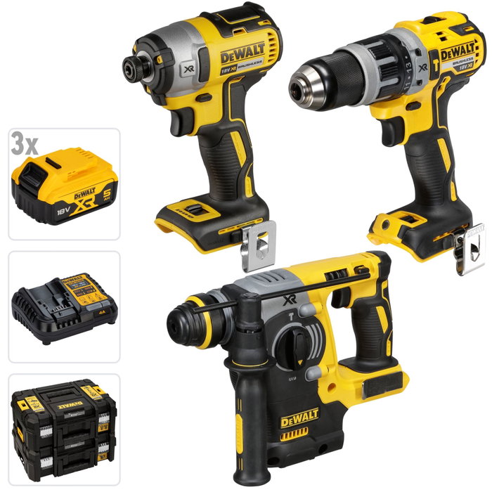 DeWalt DCK368P3T-QW Set de herramientas inalámbricas 18V XR DeWalt DCK368P3T-QW Set de herramientas inalámbricas 18V XR