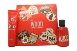 DSquared² Red Wood Gift Set 100ml EDT + 150ml Body Lotion
