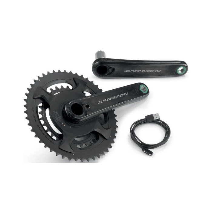 Campagnolo Super Record Wireless 2x12 Juego de bielas y platos con potenciómetro 172.5 mm Carbono Campagnolo Super Record Wireless 2x12 Juego de bielas y platos con potenciómetro 172.5 mm Carbono