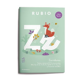 RUBIO Cuaderno A4 Escritura con Letra Ligada Vol.1 (+5 años)