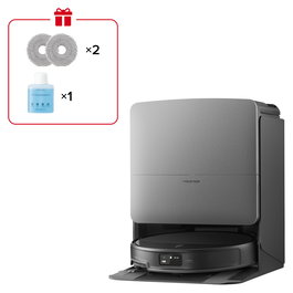 Roborock SAROS 20X Robot Aspirador y Fregador Inteligente, Negro, Aspira y Friega, Capacidad de Polvo 0.259L, Succión 36000Pa, Sin Bolsa, Carga y Lavado Automático de Fregona