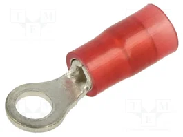 PANDUIT PN18-6R-M terminal de ojillo aislada roja