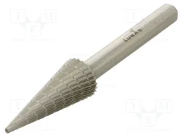 RECA Fresa de corte rápido cónica de 12 mm con espiga de 6 mm