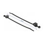 DeLOCK Sujetacables con clip de fijación 200 x 4,8 mm negro 50 piezas
