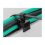 DeLOCK Sujetacables con clip de fijación 200 x 4,8 mm negro 50 piezas