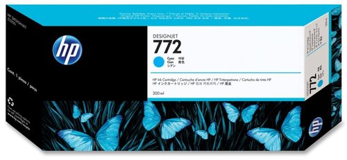 HP Cartucho de tinta 772 Cian 300 ml CN636A para DesignJet Z5200