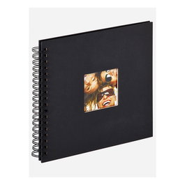Walther SA108B Fun Negro Spiral 26x25 cm 40 Hojas Papel, Grosor 3 cm, 260 x 250 mm