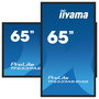 IIYAMA TF6539AS-B1AG 163.9cm(64.5") 4K Ultra HD IPS LED Touchscreen 3840x2160 24/7 2xHDMI+DP
