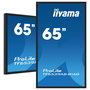 IIYAMA TF6539AS-B1AG 163.9cm(64.5") 4K Ultra HD IPS LED Touchscreen 3840x2160 24/7 2xHDMI+DP