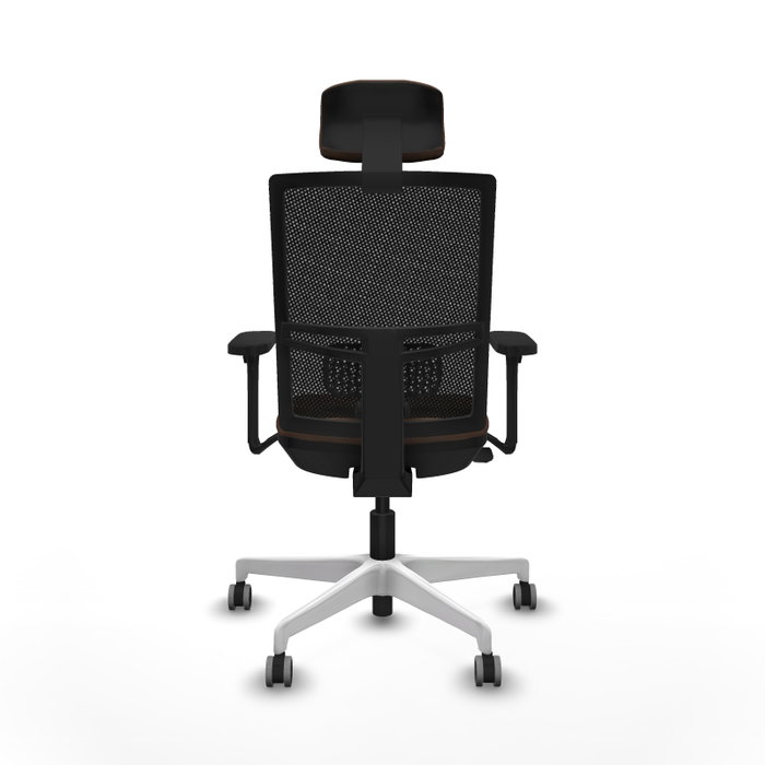 PIQUERAS Y CRESPO Silla de oficina Yunquera con mecanismo Sincro/Traslack Marrón y Negro PIQUERAS Y CRESPO Silla de oficina Yunquera con mecanismo Sincro/Traslack Marrón y Negro