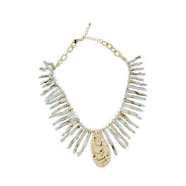 Darli-Jeims Collar Darli Pequeño con Detalles en Dorado Elegante y Sofisticado para Mujer