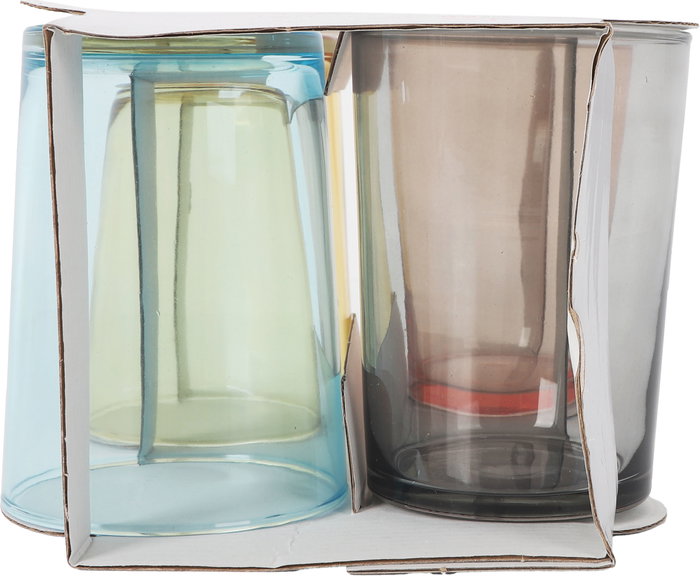 LAV Set 4 Vasos Sidra 520cc Medidas 9x9x12 cm (6 Cajas)