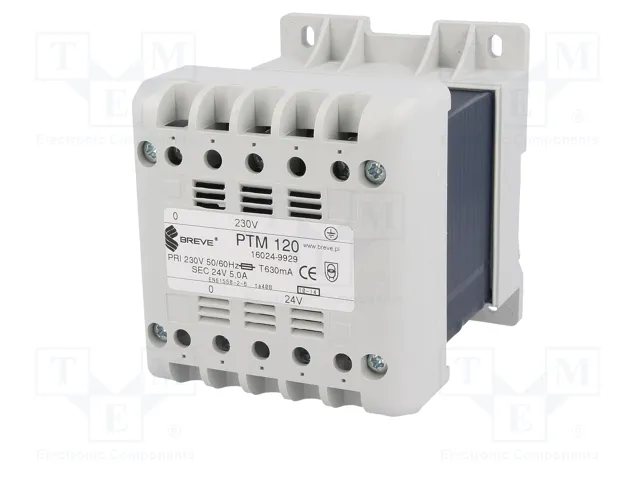 BREVE TUFVASSONS Transformador de Red 120VA 230VAC/24V BREVE TUFVASSONS Transformador de Red 120VA 230VAC/24V