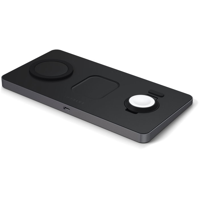 Satechi Trio Wireless Charging Pad Negro Satechi Trio Wireless Charging Pad Negro