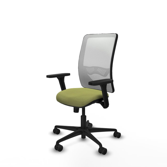 PIQUERAS Y CRESPO Silla de oficina Zulema con mecanismo Sincro, Verde oliva y Blanco PIQUERAS Y CRESPO Silla de oficina Zulema con mecanismo Sincro, Verde oliva y Blanco