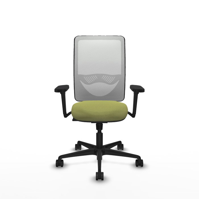 PIQUERAS Y CRESPO Silla de oficina Zulema con mecanismo Sincro, Verde oliva y Blanco PIQUERAS Y CRESPO Silla de oficina Zulema con mecanismo Sincro, Verde oliva y Blanco