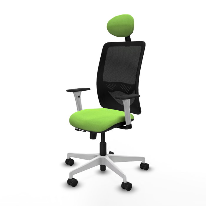 PIQUERAS Y CRESPO Silla de oficina Zulema Pistacho y Negro PIQUERAS Y CRESPO Silla de oficina Zulema Pistacho y Negro