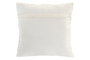 DKD Home Decor Cojín de Algodón Bordado a Mano Crudo 45x45 cm