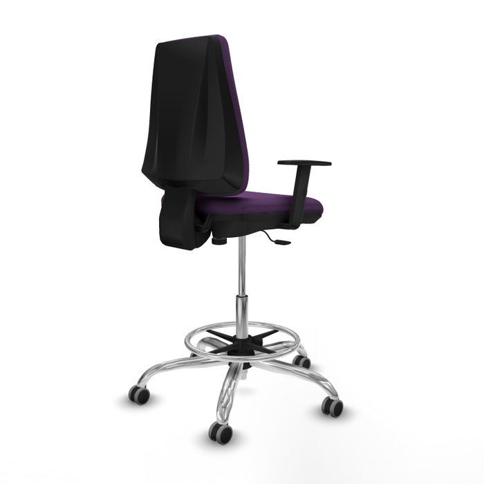 PIQUERAS Y CRESPO Taburete Elche CP Bali Morado PIQUERAS Y CRESPO Taburete Elche CP Bali Morado
